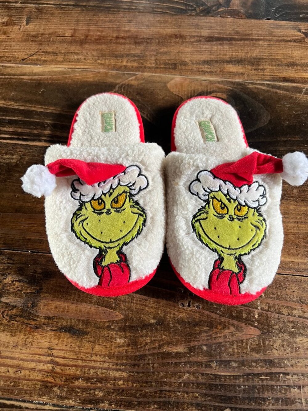 Grinch house shoes